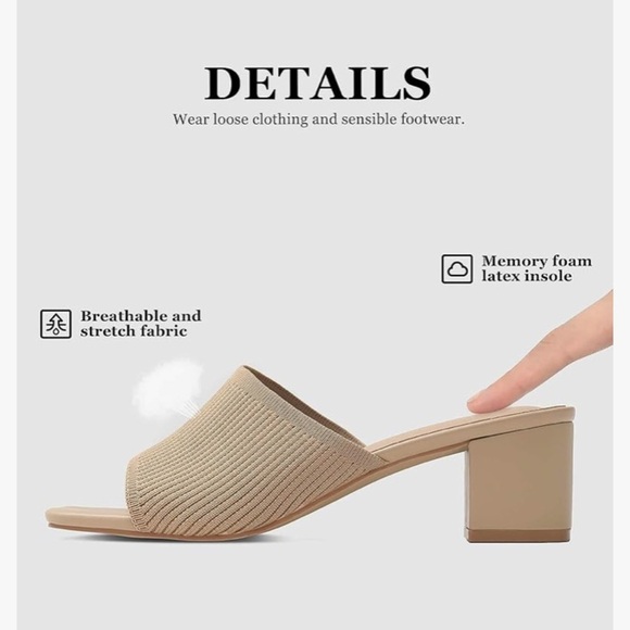 NIB SHOE’N TALE Slide Mule in Nude - Picture 4 of 11